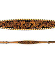 Bar H Equine American Leather Horse Saddle Tack One Ear Headstall | Breast Collar | Browband Headstall | Wither Strap | Tack Set BER256