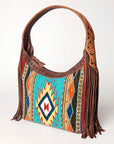 American Darling Hobo Hair On Genuine Leather women bag western handbag purse