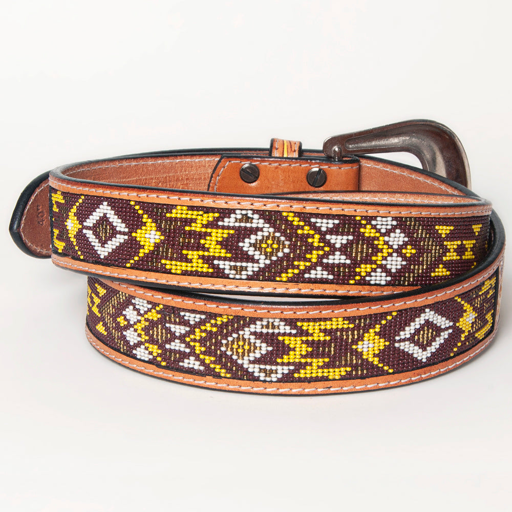 American Darling Beautifully Hand Tooled Genuine American Leather Belt Men and  Women