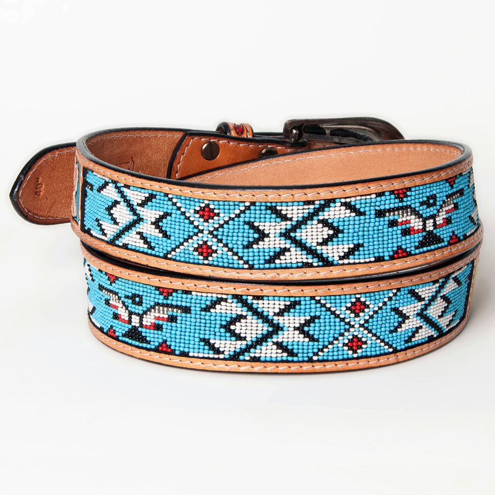American Darling Beautifully Hand Tooled Genuine American Leather Belt Men and  Women