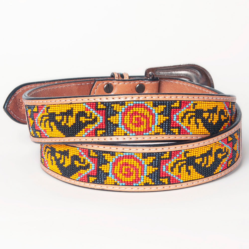 American Darling Beautifully Hand Tooled Genuine American Leather Belt Men and  Women