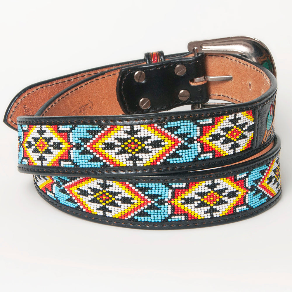American Darling Beautifully Hand Tooled Genuine American Leather Belt Men and  Women