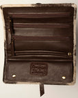 American Darling Jewelry Case Hair On Genuine Leather women bag western handbag purse