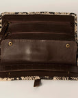 American Darling Jewelry Case Hair On Genuine Leather women bag western handbag purse