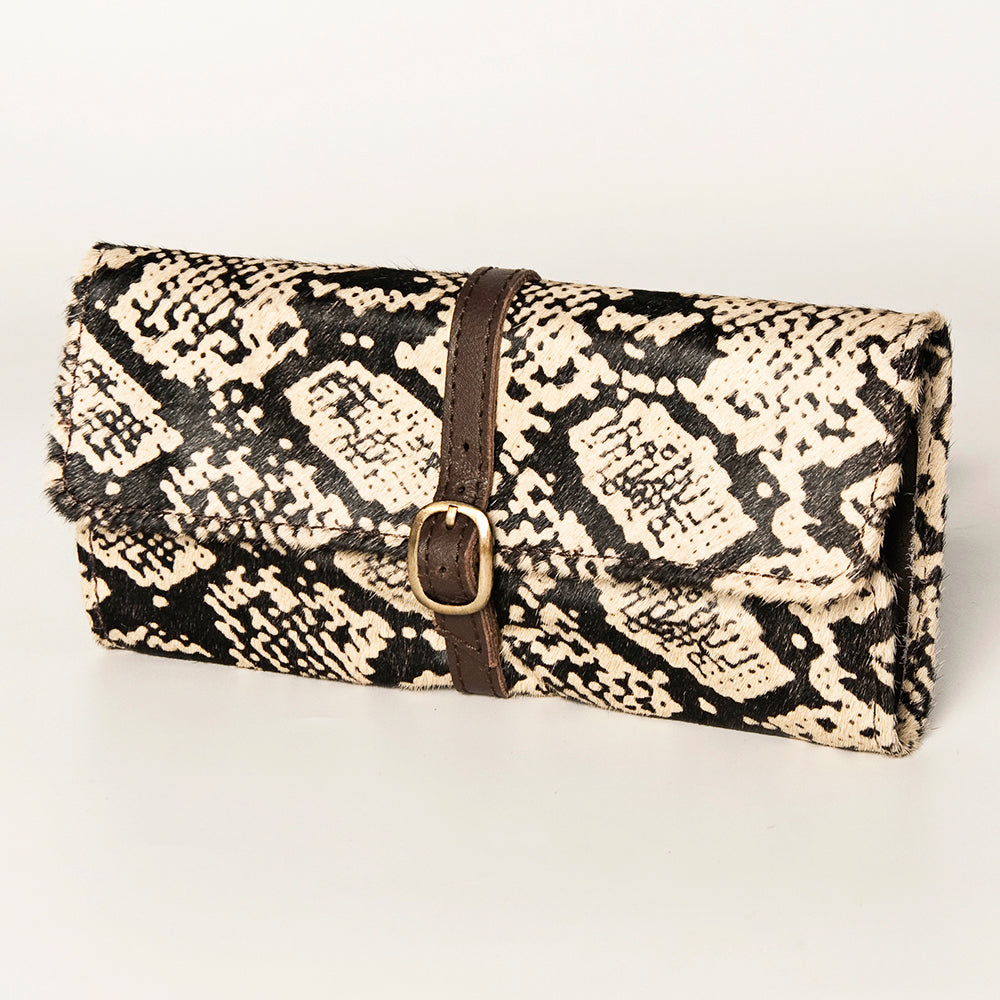 American Darling Jewelry Case Hair On Genuine Leather women bag western handbag purse