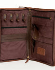 American Darling Jewelry Case Hand Tooled Hair On Genuine Leather women bag western handbag purse