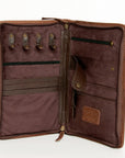 American Darling Jewelry Case Hand Tooled Hair On Genuine Leather women bag western handbag purse
