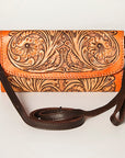 American Darling Wallet Hand Tooled Genuine Leather women bag western handbag purse