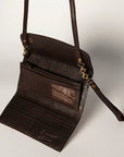 American Darling Wallet Hand Tooled Genuine Leather women bag western handbag purse