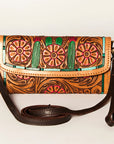 American Darling Wallet Hand Tooled Genuine Leather women bag western handbag purse