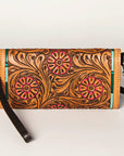 American Darling Wallet Hand Tooled Genuine Leather women bag western handbag purse
