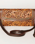 American Darling Wallet Hand Tooled Genuine Leather women bag western handbag purse