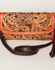 American Darling Wallet Hand Tooled Genuine Leather women bag western handbag purse