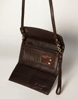 American Darling Wallet Hand Tooled Genuine Leather women bag western handbag purse