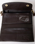 American Darling Wallet Hand Tooled Genuine Leather women bag western handbag purse