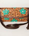 American Darling Wallet Hand Tooled Genuine Leather women bag western handbag purse