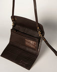 American Darling Wallet Hand Tooled Genuine Leather women bag western handbag purse