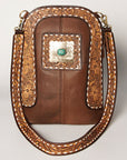American Darling Hand Tooled Genuine Leather Women Bag Western Handbag Purse