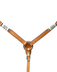 Bar H Equine American Leather Horse Saddle Tack One Ear Headstall | Breast Collar | Browband Headstall | Wither Strap | Tack Set BER252