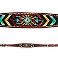 Bar H Equine American Leather Horse Saddle Tack One Ear Headstall | Breast Collar | Browband Headstall | Wither Strap | Tack Set BER262