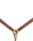 Bar H Equine American Leather Horse Saddle Tack One Ear Headstall | Breast Collar | Browband Headstall | Wither Strap | Tack Set BER265
