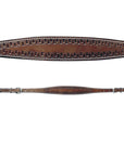Bar H Equine American Leather Horse Saddle Tack One Ear Headstall | Breast Collar Browband Wither Strap Set BER266