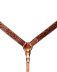 Bar H Equine American Leather Horse Saddle Tack One Ear Headstall | Breast Collar | Browband Headstall | Wither Strap | Tack Set BER269