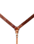 Bar H Equine American Leather Horse Saddle Tack One Ear Headstall | Breast Collar | Browband Headstall | Wither Strap | Tack Set BER269