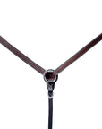 Bar H Equine Genuine Western American Leather Horse Premium Headstall & Breast Collar Set