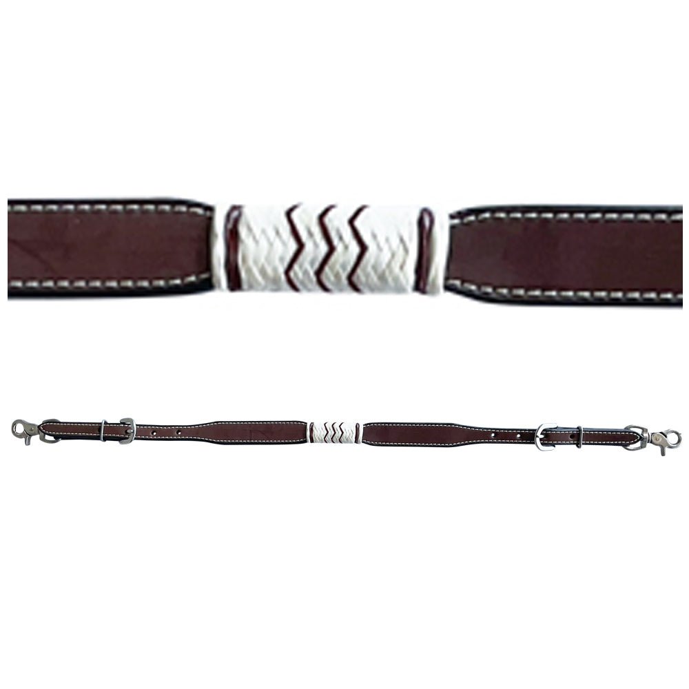 Bar H Equine Genuine Western American Leather Horse Premium Headstall &amp; Breast Collar Set