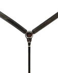 Bar H Equine Genuine Western American Leather Horse Premium Headstall & Breast Collar Set