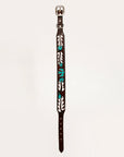 HILASON Western Genuine Leather Heavy Duty Hand Painted Dog Collar