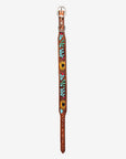 HILASON Western Genuine Leather Heavy Duty Hand Painted Dog Collar