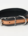 HIlason Genuine Leather Dog Collar Hand Tooled