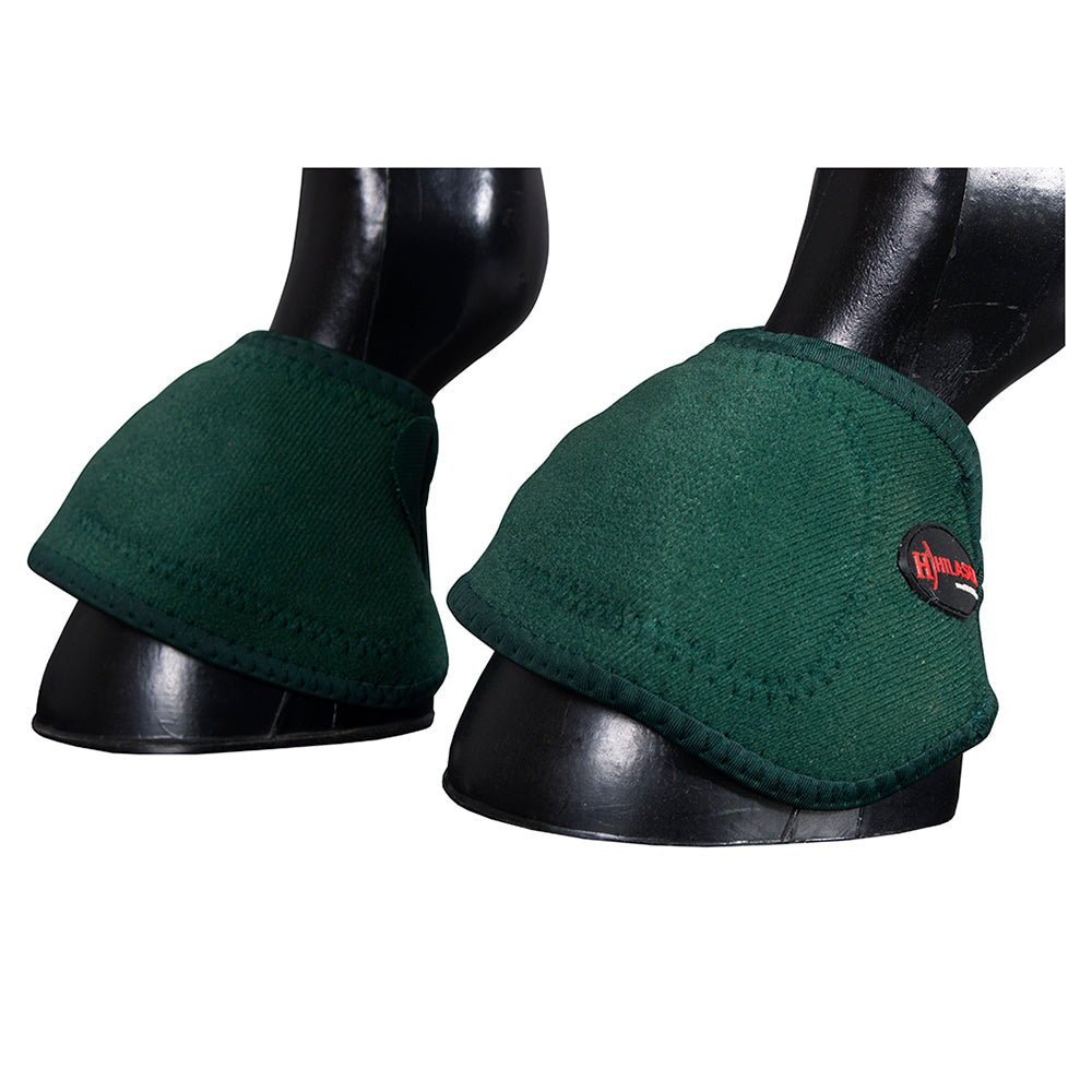 HILASON Bell Boots for Horses No Turn Protection Comfort &amp; Durability Quick Wrap Hook and Loop Jumping Boots Sold in Pairs