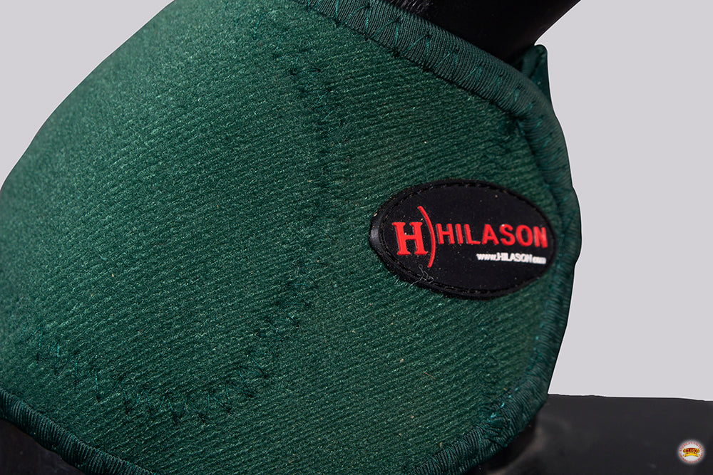 HILASON Bell Boots for Horses No Turn Protection Comfort &amp; Durability Quick Wrap Hook and Loop Jumping Boots Sold in Pairs