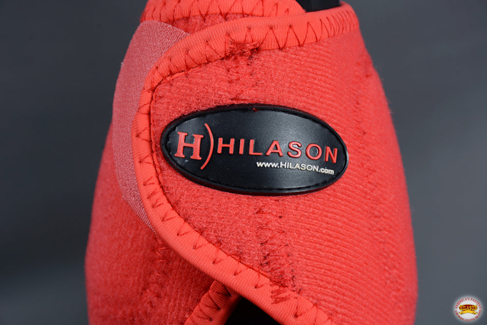 HILASON Bell Boots for Horses No Turn Protection Comfort &amp; Durability Quick Wrap Hook and Loop Jumping Boots Sold in Pairs
