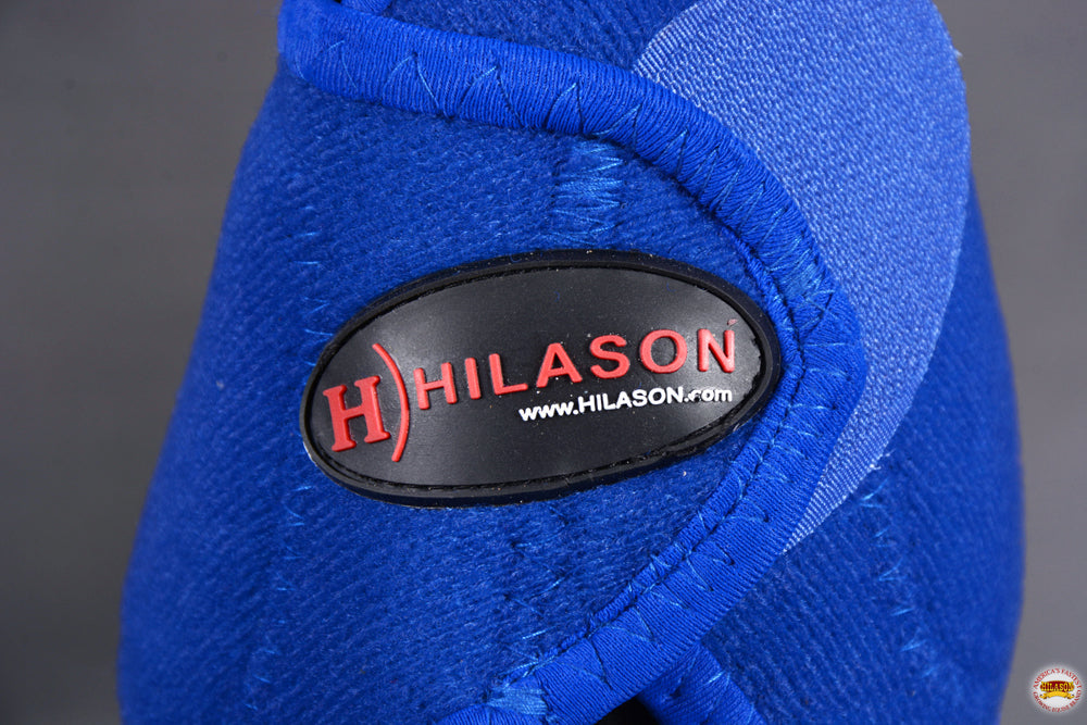 HILASON Bell Boots for Horses No Turn Protection Comfort &amp; Durability Quick Wrap Hook and Loop Jumping Boots Sold in Pairs