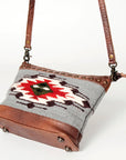 American Darling Saddle Blanket Genuine Leather Women Bag Western Handbag Purse