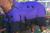 Hilason 600D Winter Waterproof Miniature Horse Turnout Blanket Purple