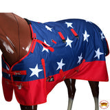 Hilason 600D Winter Waterproof Miniature Horse Turnout Blanket US Flag