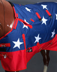 Hilason 600D Winter Waterproof Miniature Horse Turnout Blanket US Flag