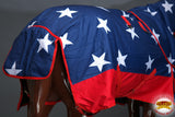 Hilason 600D Winter Waterproof Pony Horse Turnout Blanket US Flag