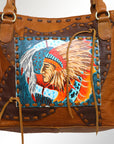 American Darling Tote Genuine Leather Women Bag Western Handbag Purse