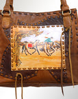 American Darling Tote Genuine Leather Women Bag Western Handbag Purse