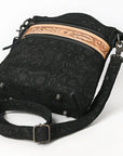 American Darling ADBG840 Crossbody Hand Tooled Embossed Genuine Leather Genuine Leather Women Bag Western Handbag Purse