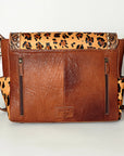 ADBG842A American Darling Hand Tooled Hair On Genuine Leather Women Bag Western Handbag Purse
