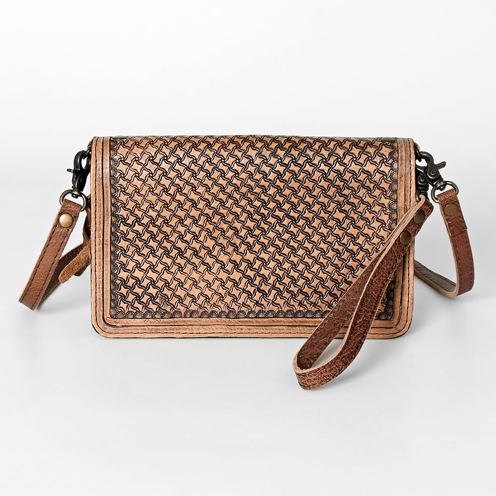 ADBG844C American Darling Hand Tooled Saddle Blanket Genuine Leather Women Bag Western Handbag Purse
