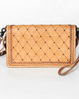 ADBG844D American Darling Hand Tooled Saddle Blanket Genuine Leather Women Bag Western Handbag Purse