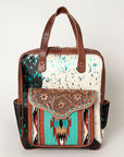 ADBG849D American Darling Saddle Blanket Hair On Genuine Leather Women Bag Western Handbag Purse